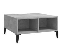 vidaXL Coffee Table Concrete Grey 60x60x30 cm Engineered Wood