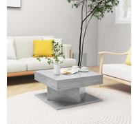 Vidaxl Coffee Table Concrete Grey 57X57X30 Cm Engineered Wood