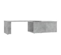 Vidaxl Coffee Table Concrete Grey 150X50X35 Cm Engineered Wood