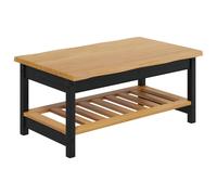 VidaXL Coffee Table EKAI Solid Pine Wood Modern Industrial Furniture Accent vid