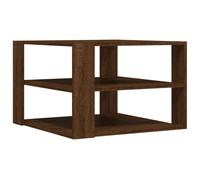 vidaXL Coffee Table Brown Oak 58x58x40 cm Engineered Wood