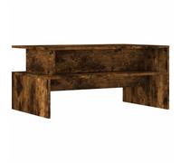 vidaXL Coffee Table End Table Accent Side Table Smoked Oak Engineered Wood
