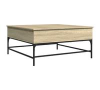 vidaXL Coffee Table End Table Side Table Sonoma Oak Engineered Wood and Metal