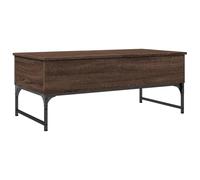 vidaXL Coffee Table End Table Sofa Table Brown Oak Engineered Wood and Metal