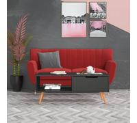 vidaXL Coffee Table Grey 100x49.5x43 cm Engineered Wood