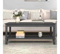 (Grey, 110 x 55 x 45 cm (L x W x H)) vidaXL Solid Wood Pine Coffee Table Multi Colours 110x55x45 cm/50x50x45 cm