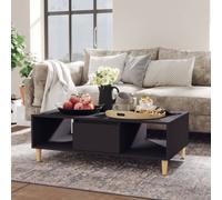 vidaXL Coffee Table Grey Engineered Wood Couch Accent Centre End Indoor Table