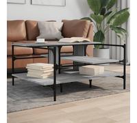 vidaXL Coffee Table Hallway End Table Sofa Table Grey Sonoma Engineered Wood