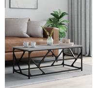 (grey sonoma, 100 x 50 x 40 cm) vidaXL Coffee Table Tea Side Table Living Room Sofa Table Engineered Wood