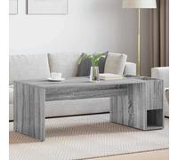 vidaXL Coffee Table Grey Sonoma 101.5 x 50 x 37 cm Engineered Wood