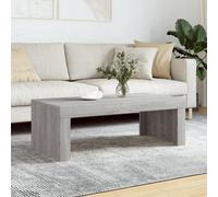 vidaXL Coffee Table Grey Sonoma 102x50x36 cm Engineered Wood, Grey