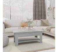 Vidaxl Coffee Table Grey Sonoma 102X55X42 Cm Engineered Wood