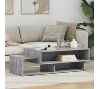 vidaXL Coffee Table Grey Sonoma 105 x 50 x 32.5 cm Engineered Wood