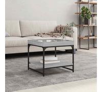 (grey sonoma, 49.5 x 49.5 x 45 cm) vidaXL Coffee Table Side Table Sofa Table Telephone Table Engineered Wood