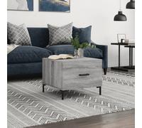 vidaXL Coffee Table Grey Sonoma 50x50x40 cm Engineered Wood