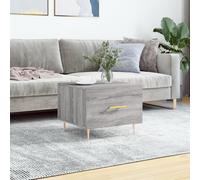 vidaXL Coffee Table Grey Sonoma 50x50x40 cm Engineered Wood