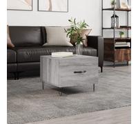 (grey sonoma) vidaXL Coffee Table Side Table Sofa Couch Tea Table White Engineered Wood