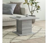 vidaXL Coffee Table Grey Sonoma 55.5x55.5x40 cm Engineered Wood