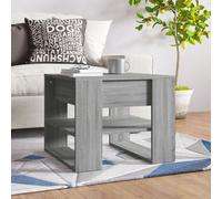 vidaXL Coffee Table Grey Sonoma 55.5x55x45 cm Engineered Wood