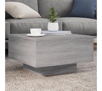 (grey sonoma, 55 x 55 x 31 cm) vidaXL Coffee Table Hallway Accent Side Table Sofa End Table Engineered Wood