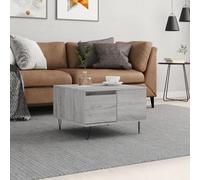 vidaXL Coffee Table Grey Sonoma 55x55x36.5 cm Engineered Wood