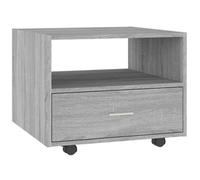 vidaXL Coffee Table Grey Sonoma 55x55x40 cm Engineered Wood UK GF0
