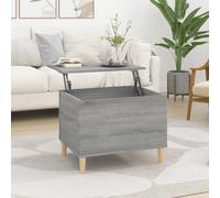(grey sonoma, 60 x 44.5 x 45 cm) vidaXL Coffee Table Engineered Wood End Centre Accent Side Table Multi Colours