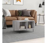 vidaXL Coffee Table Grey Sonoma 60x50x36.5 cm Engineered Wood