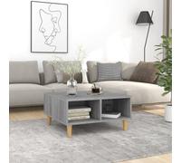 vidaXL Coffee Table Grey Sonoma 60x60x30 cm Engineered Wood