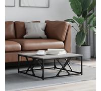 vidaXL Coffee Table Grey Sonoma 70x70x30 cm Engineered Wood