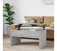 vidaXL Coffee Table Grey Sonoma 80x50.5x41.5 cm Engineered Wood