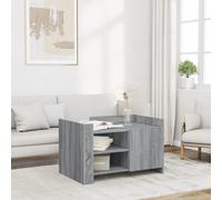 vidaXL Coffee Table Grey Sonoma 80x50x50 cm Engineered Wood