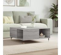 vidaXL Coffee Table Grey Sonoma 80x80x36.5 cm Engineered Wood, Grey
