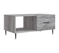 vidaXL Coffee Table Grey Sonoma 90 x 50 x 40 cm Engineered Wood
