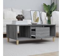 (grey sonoma) vidaXL Coffee Table Engineered Wood Centre Accent Side Table Multi Colours