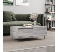 (grey sonoma) vidaXL Coffee Table Side Table Sofa Couch Table Brown Oak Engineered Wood