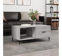 vidaXL Coffee Table Grey Sonoma 90x50x40 cm Engineered Wood
