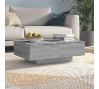 vidaXL Coffee Table Grey Sonoma 90x60x31 cm Engineered Wood