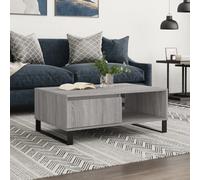 vidaXL Coffee Table Grey Sonoma 90x60x35 cm Engineered Wood