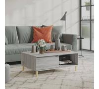 (grey sonoma) vidaXL Coffee Table Couch Tea Side Table Chipboard 90x60x35 cm Multi Colours