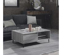 vidaXL Coffee Table Grey Sonoma 90x60x35 cm Engineered Wood