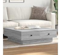 vidaXL Coffee Table Grey Sonoma 90x90x28 cm Engineered Wood