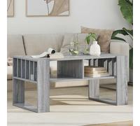 vidaXL Coffee Table Grey Sonoma 92 x 49.5 x 45 cm Engineered Wood