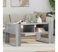 vidaXL Coffee Table Grey Sonoma 92 x 53 x 45 cm Engineered Wood
