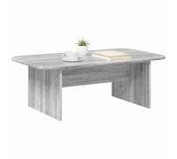 vidaXL Coffee Table Grey Sonoma 93 x 53 x 33 cm Engineered Wood, Modern Living Room, Rectangular Coffee Table, Ample Storage, Minimalist Furniture, Elegant Centerpiece for Indoors
