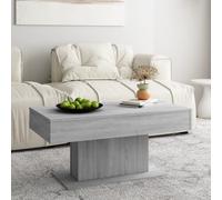 vidaXL Coffee Table Grey Sonoma 96x50x45 cm Engineered Wood