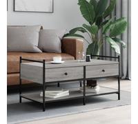 (grey sonoma) vidaXL Coffee Table Living Room Tea Side Table Sofa Table Engineered Wood