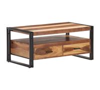 vidaXL Coffee Table Hallway Accent End Table Tea Side Table Solid Acacia Wood