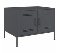 vidaXL Coffee Table Hallway Tea End Table Accent Side Table Anthracite Steel