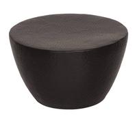 Vidaxl Coffee Table Hammered Aluminium 50X30 Cm Black Coffee Tables